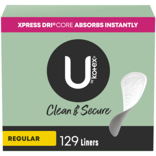 U By Kotex Daily Liners, Regular