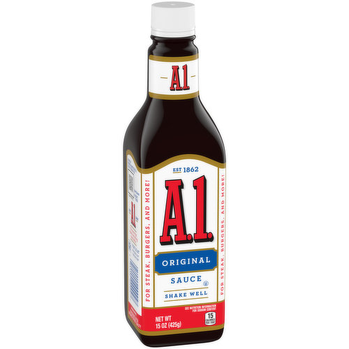 A1 Steak Original Sauce Single Serve Packets Bulk in Box (Pack of 50)