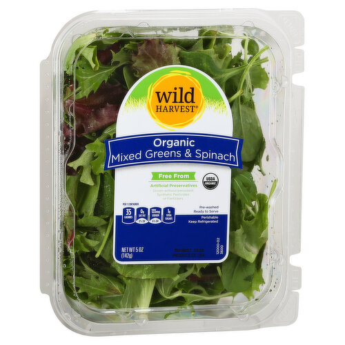 Wild Harvest Mixed Greens & Spinach, Organic