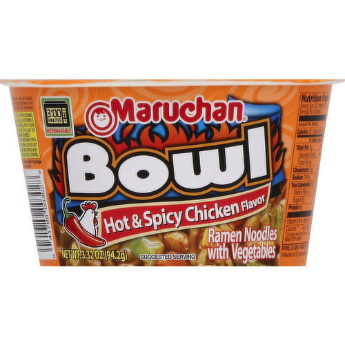 Microwavable: 3 minutes. 0 grams trans fat. See nutrition facts for saturated fat and sodium info. www.maruchan.com. Made in USA.