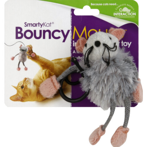 Smarty Kat Bouncy Mouse Interactive Cat Toy