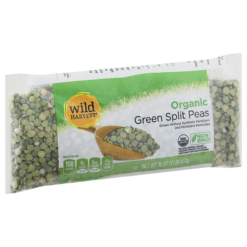 Wild Harvest Green Split Peas, Organic