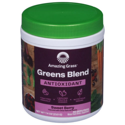Amazing Grass Green Blend, Antioxidant, Sweet Berry