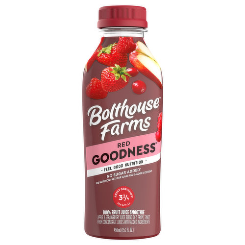 Bolthouse Farms 100% Fruit Juice Smoothie, Red Goodness