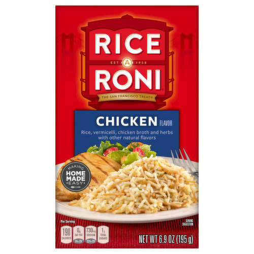 Rice-A-Roni Vermicelli Chicken Broth And Herbs Flavor