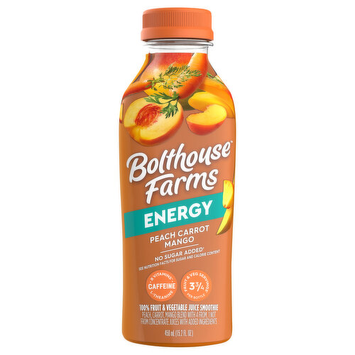 Bolthouse Farms Juice Smoothie, Peach Carrot Mango