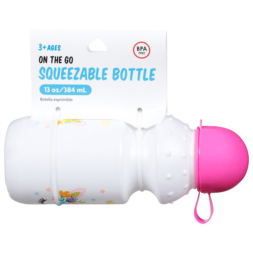 Jacent Squeezable Bottle, On the Go, 13 Ounce