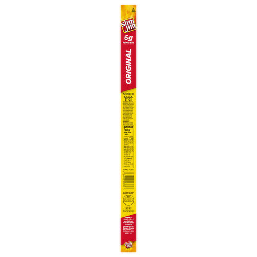 Slim Jim Smoked Snack Stick, Original