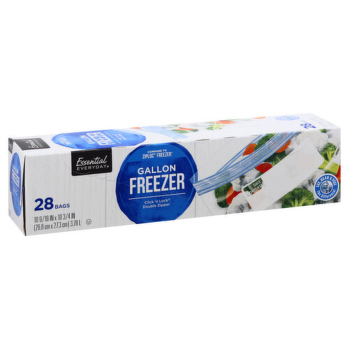 Freezer Bags - Zipper Gallon