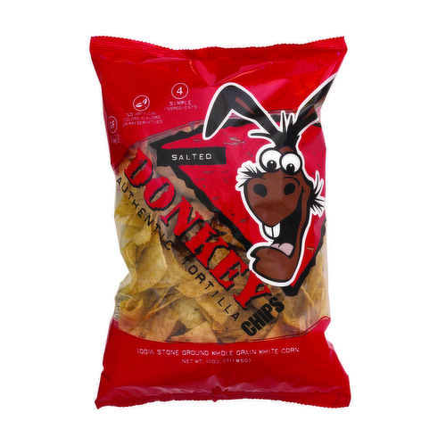 Donkey Chips Salted Tortilla Chips