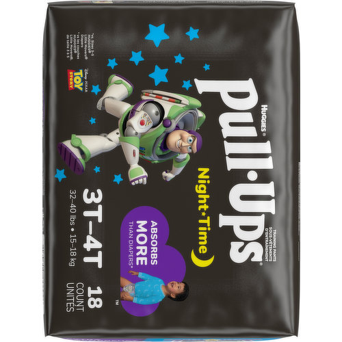 Pull-Ups - Pull-Ups, Training Pants, Pixar Toy Story, 3T-4T (34-40 lbs) (60  count), Shop