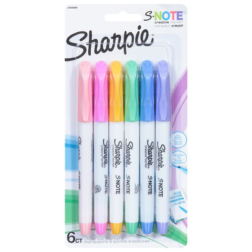 Sharpie S Note Creative Marker, Chisel Tip