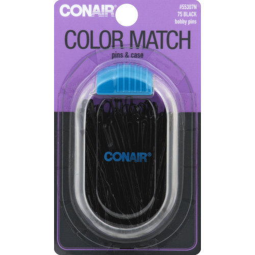 conair Styling Essentials Bobby Pins, Black