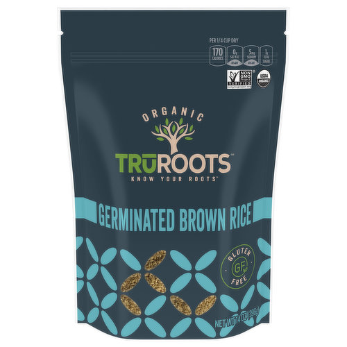 TruRoots Know Your Roots Brown Rice, Organic, Germinated