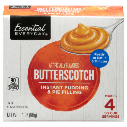 Essential Everyday Pudding & Pie Filling, Instant, Butterscotch