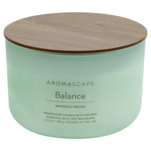 Chesapeake Bay Candle Aromascape Candle, Waterlily Melon, Balance