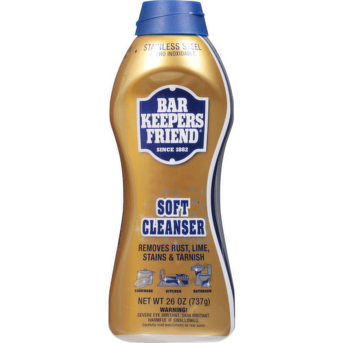 Bar Keepers Friend Multi-Purpose Soft Cleanser, 737-g