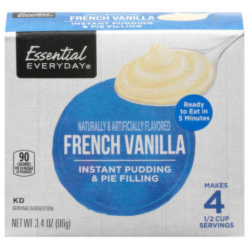 Essential Everyday Pudding & Pie Filling, Instant, French Vanilla