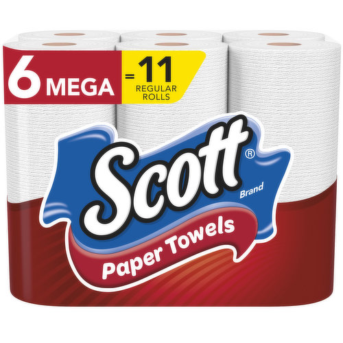 Scott Paper Towels, One-Ply