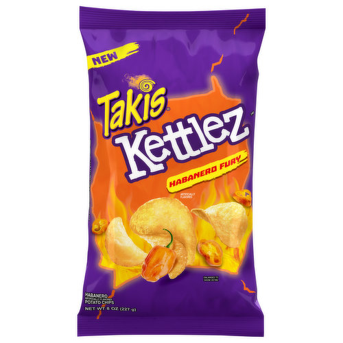 Takis Kettlez Potato Chips, Habanero Fury