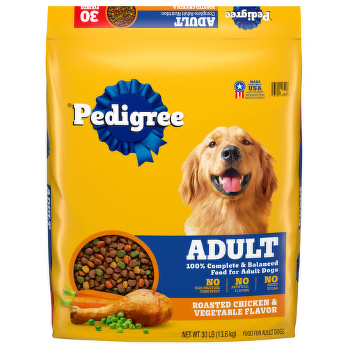 Pedigree Dog Food, Roasted Chicken & Vegetable, Adult