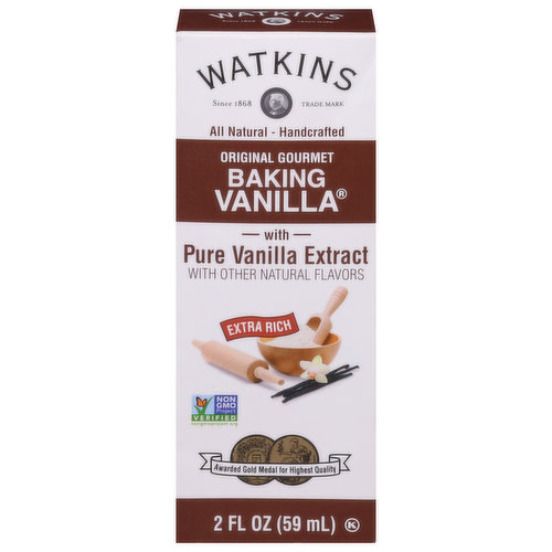 Watkins Baking Vanilla, Original Gourmet