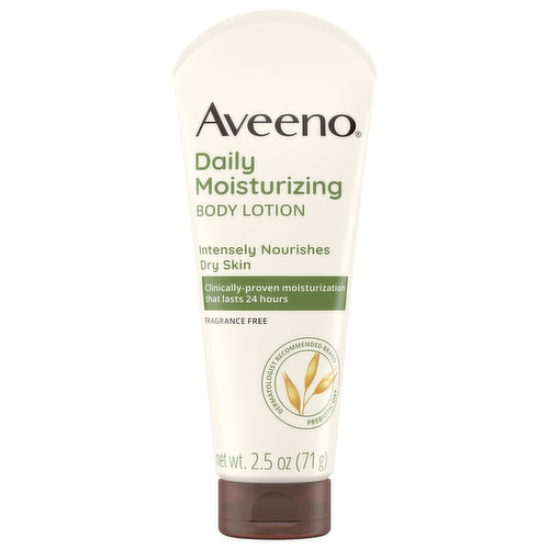 Aveeno Daily Moisturizing Body Lotion and Facial Moisturizer for