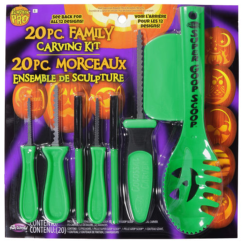 Pumpkin Pro Carving Kit, Family, 8+