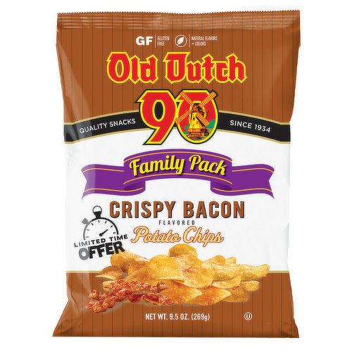 Old Dutch Foods Crispy Bacon Potato Chips