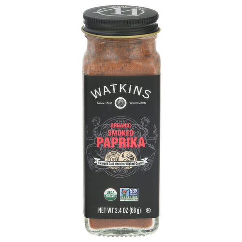 Watkins Paprika, Organic, Smoked