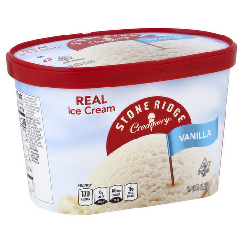 Stone Ridge Creamery Ice Cream, Vanilla