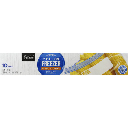 Ziploc Double Zipper Storage Bags - Jumbo