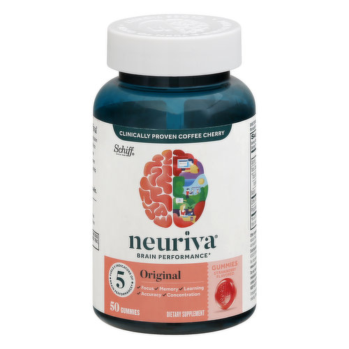 Neuriva Brain Performance, Strawberry Flavored, Original