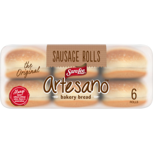 Sara Lee Artesano Bakery Sausage Rolls have the soft texture and rich flavor you’ll love for your family favorite sandwich recipes.