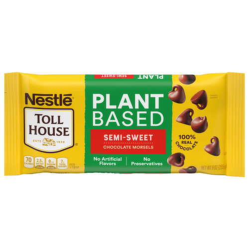 Toll House Morsels, Chocolate, Semi-Sweet, Plant Based