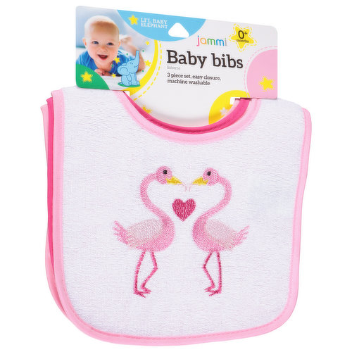 Jammi Li'l Baby Elephant Baby Bibs