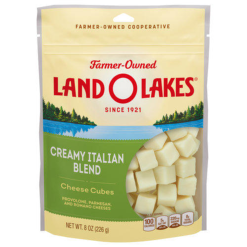 Land O Lakes Cheese Cubes, Creamy Italian Blend