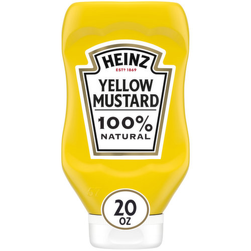 Heinz 100% Natural Yellow Mustard