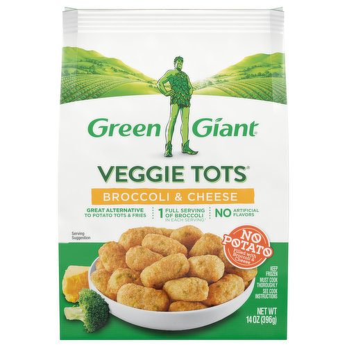 Green Giant Veggie Tots, Broccoli & Cheese