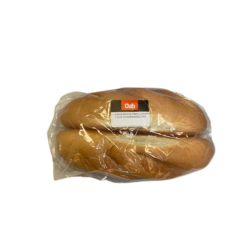 Cub Bakery Unsliced Twin French Bread Loaves