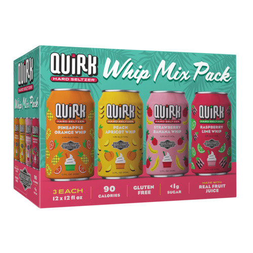 Quirk Whip Mix Pack Hard Seltzer, 12 Pack Cans