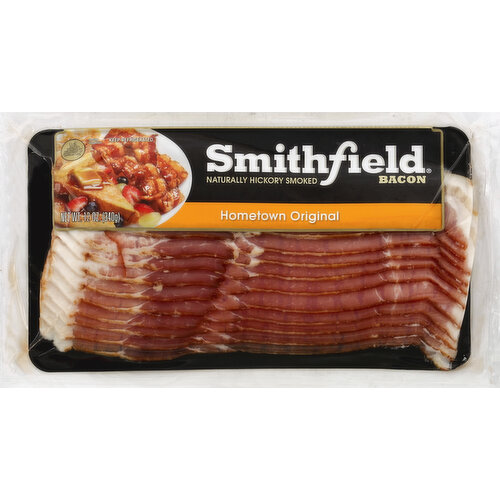 Naturally hickory smoked. US inspected and passed by Department of Agriculture. www.smithfield.com.