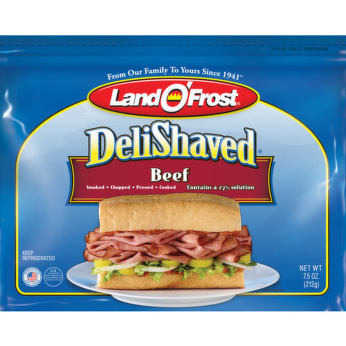 Land O'Frost Smoked beef turns any sandwich into a tasty delicacy!