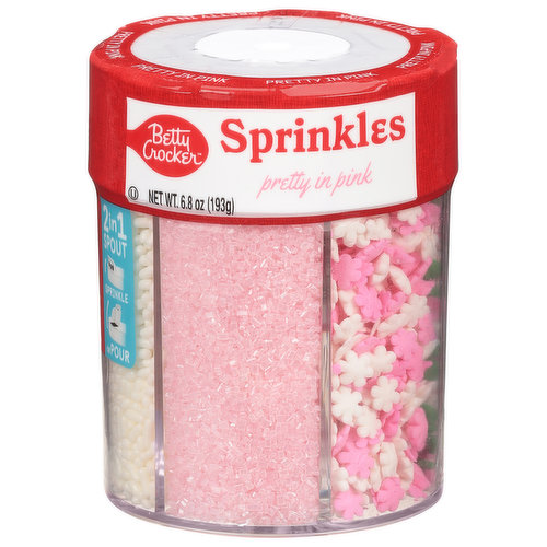 2 in 1 Spout: Sprinkle or pour.