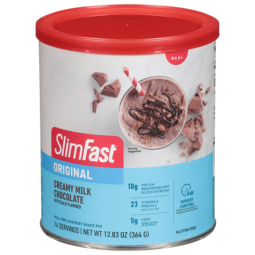SlimFast Original Meal Replacement Shake Mix, Creamy Milk Chocolate