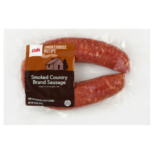 Cub Sausage, Smoked Country Brand