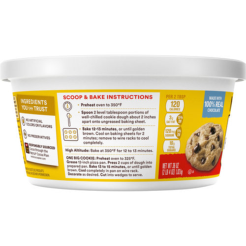 Chocolate Chip Bulk Tub-FREE SHIPPING – The Cookie Dough Café