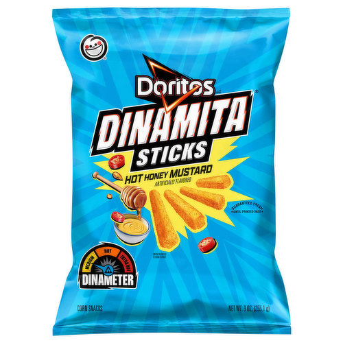 Doritos Dinamita Sticks Corn Snacks, Hot Honey Mustard