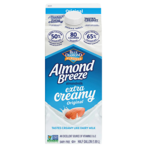 Almond Breeze Almondmilk, Extra Creamy, Dairy-Free