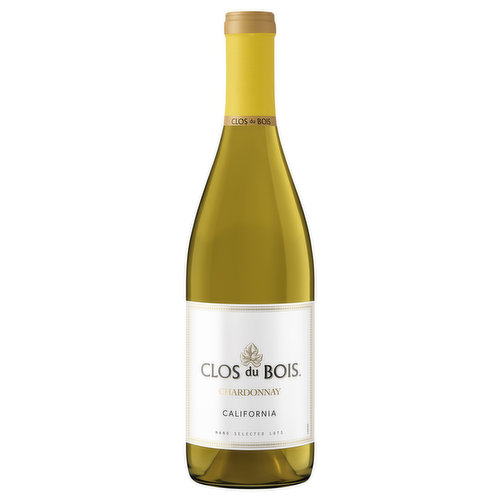 Clos Du Bois Chardonnay is a white wine with notes of toasted oak, spice, and cream. Intense aromas of apple blossom, ripe pear, and lemon drop complement its silky texture for a bright and fresh finish. Our winery sources grapes from the vibrant, diverse regions of Sonoma County and Coastal California where sustainable winegrowing is our top priority.